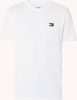 Tommy Hilfiger T shirt met ronde hals en logo applicatie online kopen