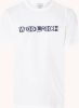 Woolrich Intarsia T shirt met logoprint online kopen