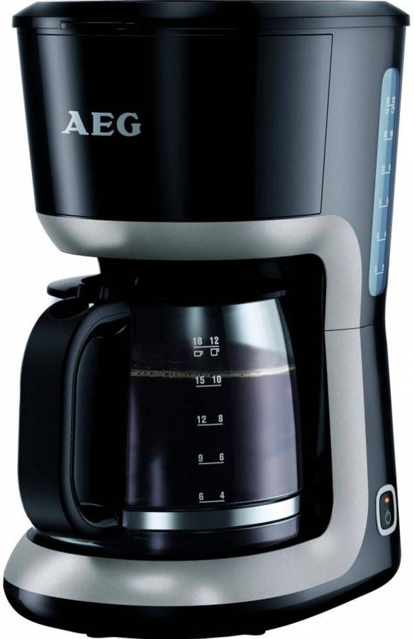 AEG Koffiezetapparaat KF 3300 Perfect Morning Zwart Zilverkleur