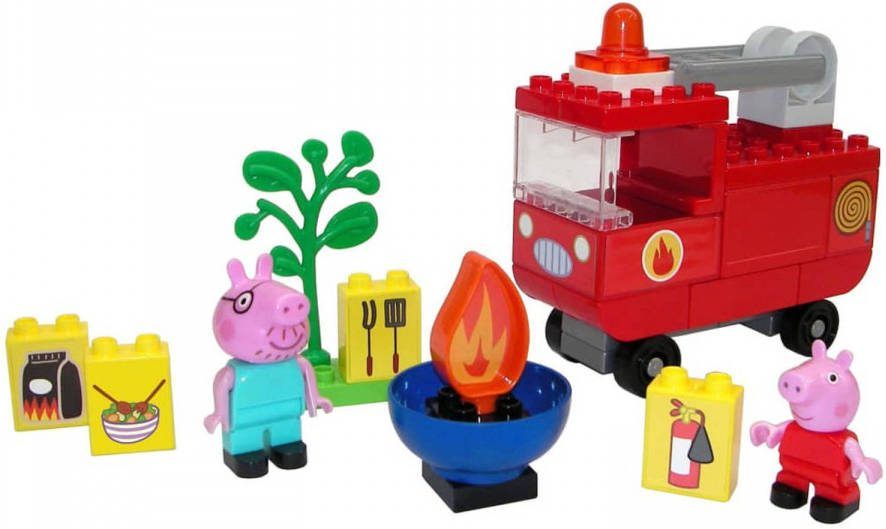 BIG Peppa Pig Brandweerset Bloxx 40 delig