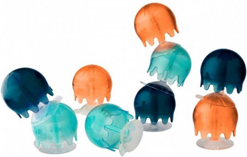 boon Badspeelgoed Jellies Junior 6 X 1, 5 Cm Rubber 9 Stuks