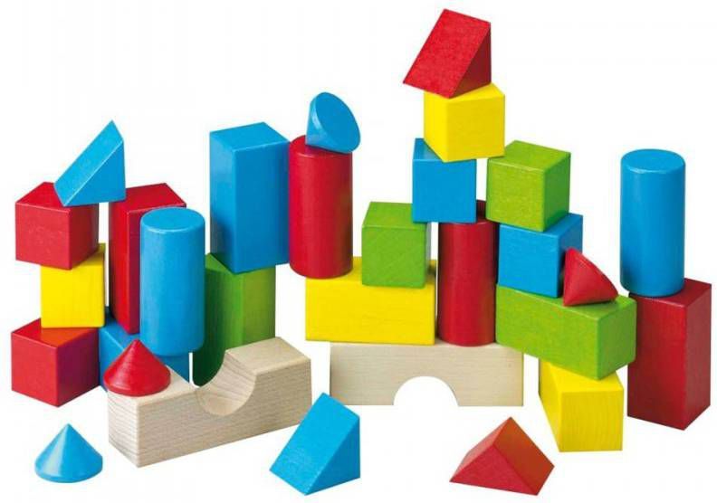 Haba  Gekleurde blokken – Extra pak Kleurrijk