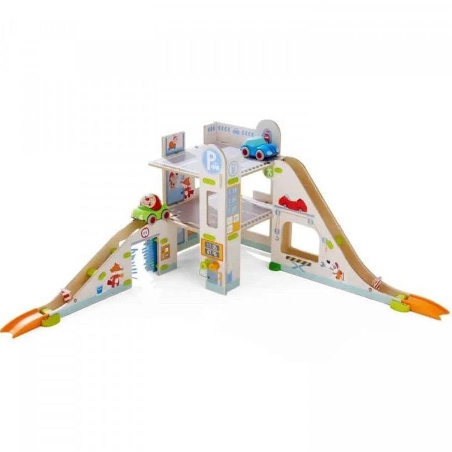 Haba Kullerbü Knikker Speelbaan Parkeergarage