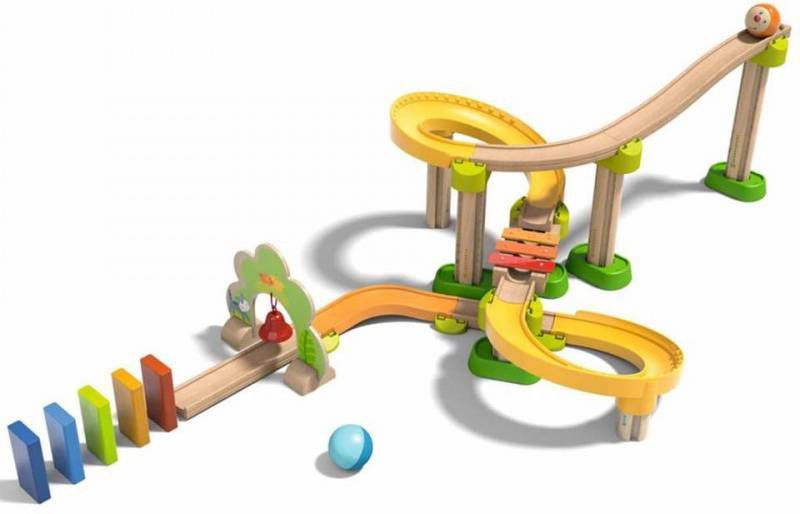 Haba Bouwpakket knikkerbaan Kullerbü Sim Sala Ting Made in Germany