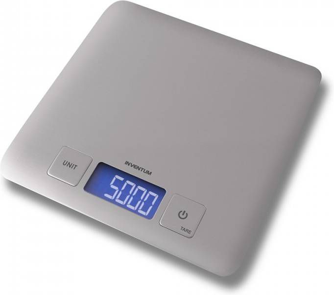 Inventum Keukenweegschaal WS335 5 kg zilver