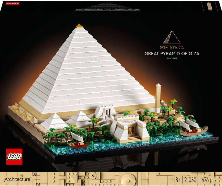 Lego Architecture Great Pyramid of Giza Set for Adults(21058 )