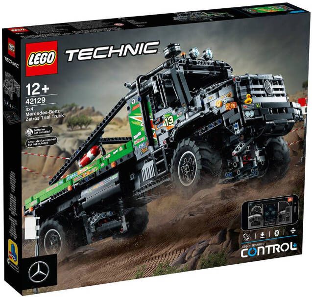 LEGO Technic 4x4 Mercedes benz Zetros Trial Truck Met App besturing 42129