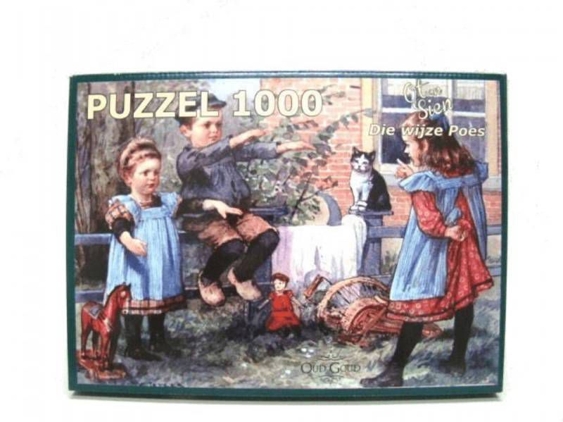 Massamarkt Ot En Sien Puzzel Die Wijze Poes 1000 Pieces