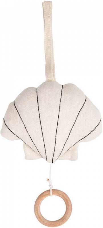 Fan Toys Little Indians Muziekmobiel Schelp Junior Katoen/hout Wit