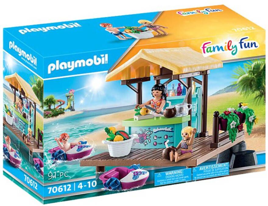 PLAYMOBIL ®, Family Fun Paddle Boat verhuur met Juice Bar