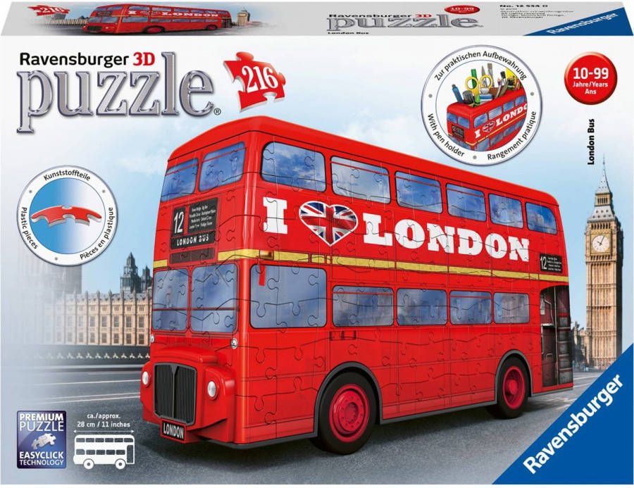 Ravensburger London Bus 3D Jigsaw Puzzle(216 Pieces )
