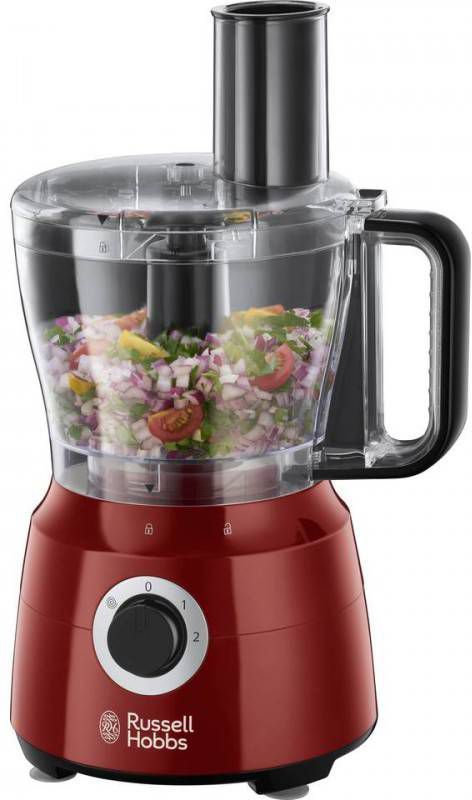 Russell Hobbs  Mixer Desire Food Processor Rood Zwart 1.5L 24730-56