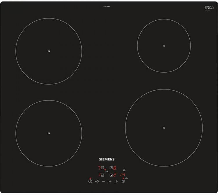 Siemens EU611BEB1E inbouw inductiekookplaat restant model met PowerBoost en Timer