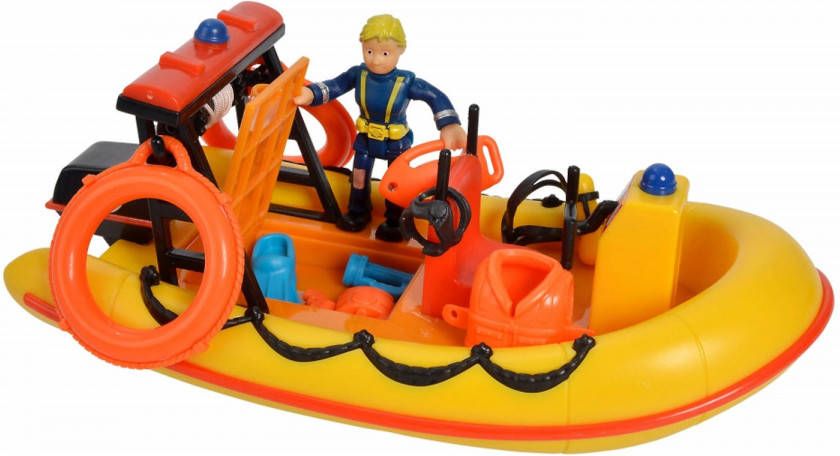 Simba Brandweerman Sam Badspeelgoed Boot Neptune Met Figuur