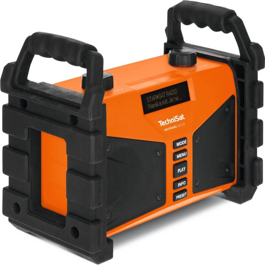 TechniSat Bouwplaatsradio DIGITRADIO 230 OD Bouwplaatsradio stof en waterbestendige(IP65 )