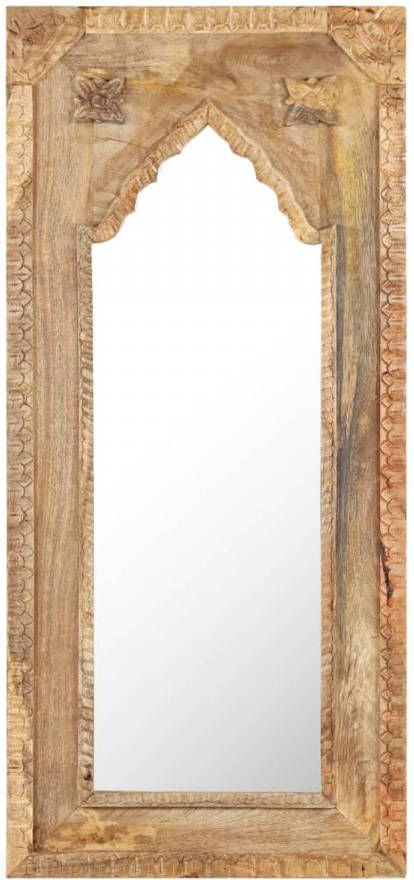 vidaXL Spiegel 50x3x110 cm massief mangohout