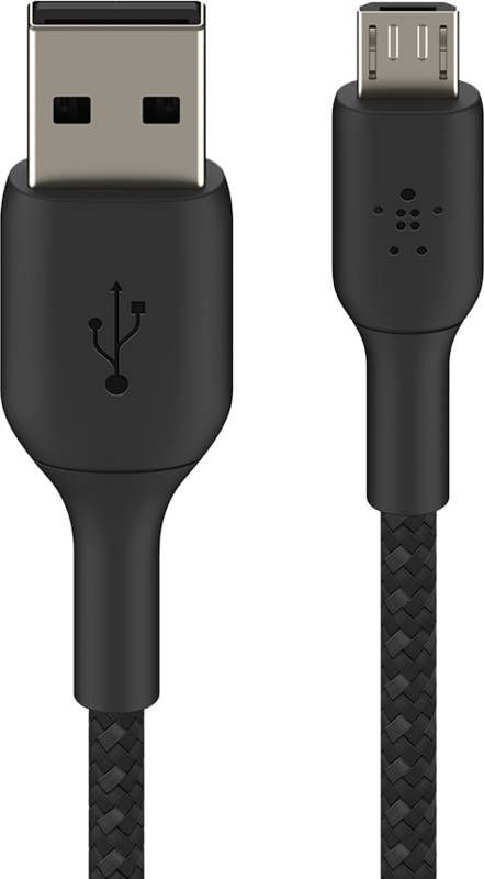 Belkin Usb A naar Micro Usb Kabel 1m Nylon Zwart