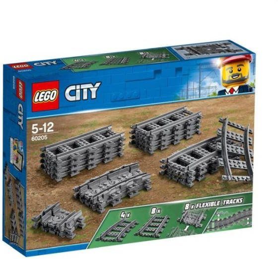 Lego 60205 City Trains Trein Rails 20 Stuks Uitbreidingsset