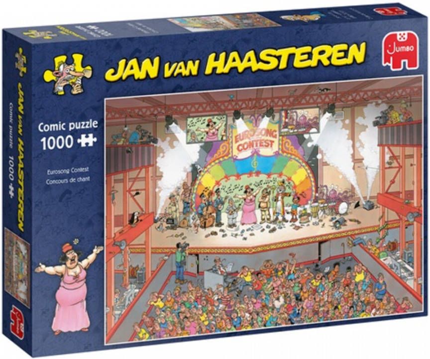 Jumbo Jan Van Haasteren Puzzel Eurosong Festival 1000 Stukjes