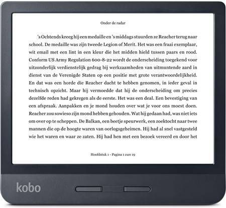 Kobo Refurbished Libra H2O zwart