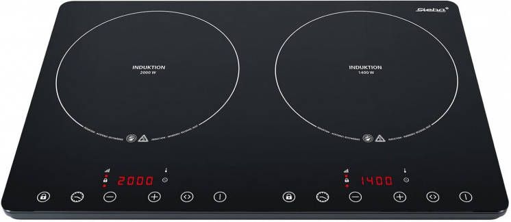 Steba Ik650slim Inductiekookplaat 2 Pits Extra Dun