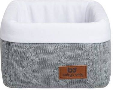 Babys Only Baby's Only Commodemandje Kabel Uni Licht Grijs