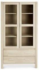 Hioshop Tolle buffetkast eiken wit vitrine.