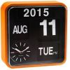 Karlsson Wall Clock Mini Flip Orange Casing, Black Dial online kopen