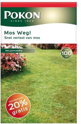 Pokon Mos Weg! Algen Mosbestrijding 100 m2