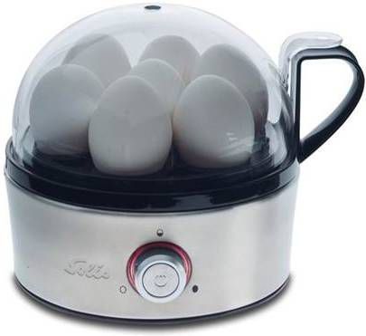 Solis Egg Boiler & More 827 Eierkoker En Groentestomer Zilver