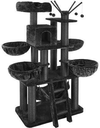 Tectake Krabpaal Gismo Zwart Xxl 403328