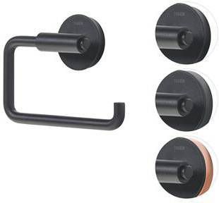 Tiger Toiletrolhouder Urban Zonder Klep Mat Zwart