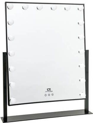 United Entertainment Hollywood Spiegel Met 18 LEDs Zwart