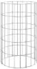 VIDAXL Gabion paal rond &#xD8, 30x50 cm gegalvaniseerd staal online kopen