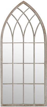 vidaXL Spiegel 70x30 cm ijzer zandkleurig