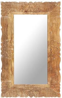 vidaXL Spiegel 80x50 cm massief mangohout