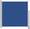 VidaXL Tuinscherm uittrekbaar 160x300 cm blauw online kopen