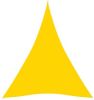 VidaXL Zonnescherm driehoekig 5x7x7 m oxford stof geel online kopen