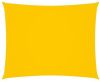 VidaXL Zonnescherm rechthoekig 2, 5x4 m oxford stof geel online kopen