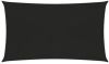 VIDAXL Zonnezeil 160 g/m&#xB2, 2x5 m HDPE zwart online kopen