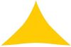VIDAXL Zonnezeil 160 g/m&#xB2, 3, 6x3, 6x3, 6 m HDPE geel online kopen
