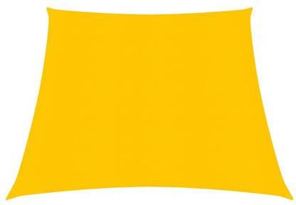 VIDAXL Zonnezeil 160 g/m², 3/4x3 m HDPE geel