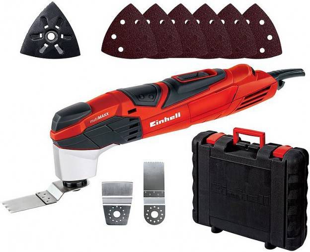 Einhell TE MG 200 CE Multitool + 9 Delige Accessoireset In Koffer 200W