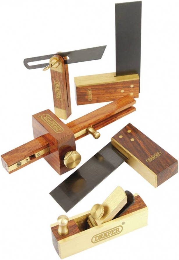 Draper Tools 5 delige Mini Houtbewerkingsset