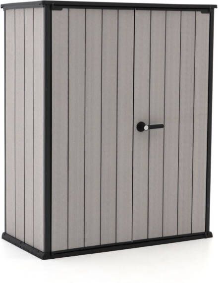 Keter tuinkast High Store + opbergkast grijs 140x73, 6x170, 4 cm Leen Bakker