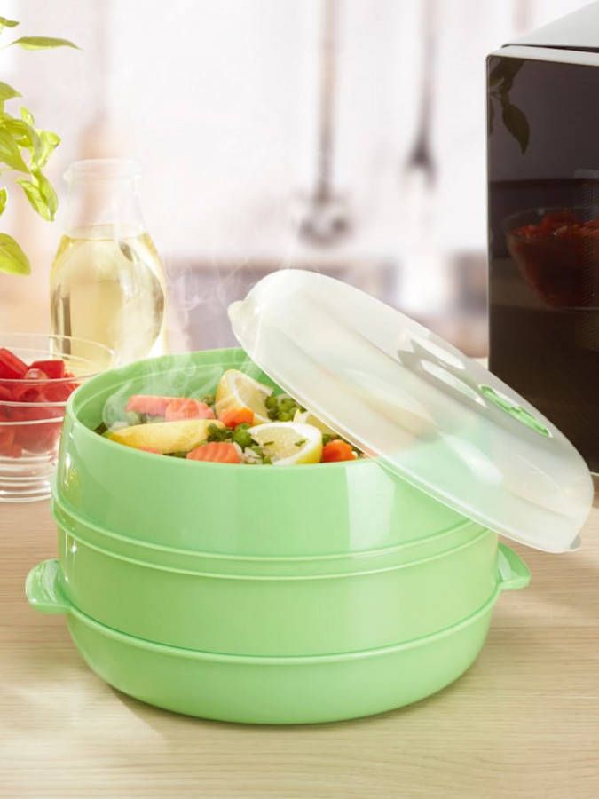 MyHome Magnetron stoomkoker Groen