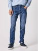Pepe Jeans Hatch 5pkt slim fit low waist jeans , Blauw, Heren online kopen
