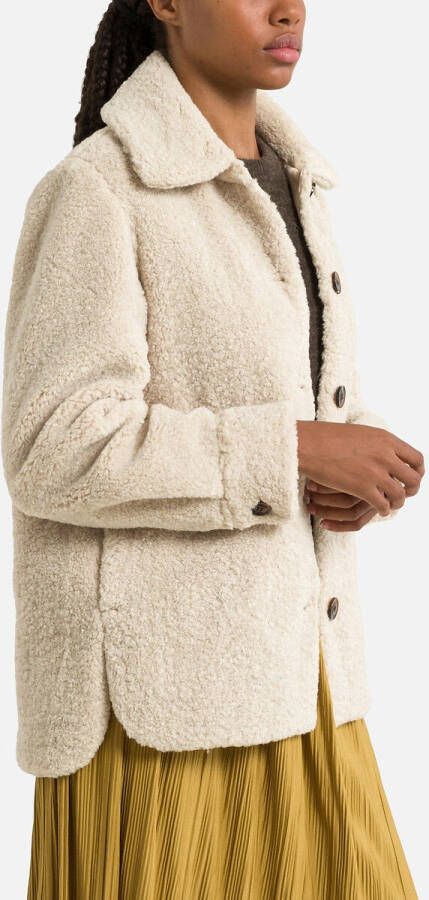 SAMSOE AND SAMSOE Korte mantel met knoopsluiting