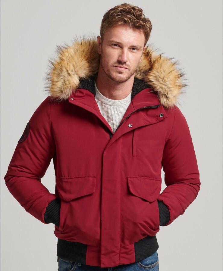 Superdry Warm bomberjasje met rits en kap Everest