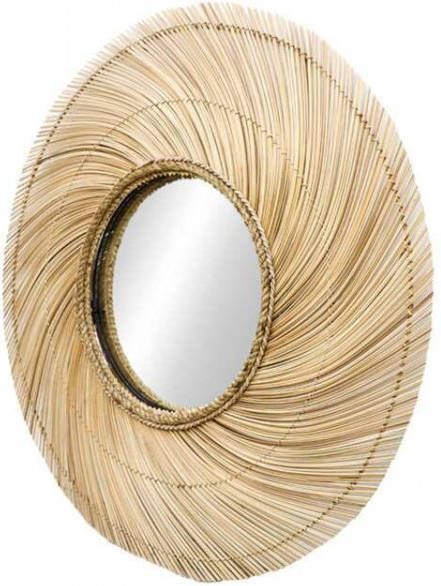 HSM Collection spiegel Alena naturel Ã˜90 cm Leen Bakker